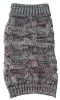 Royal Bark Heavy Cable Knitted Designer Fashion Dog Sweater